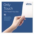 Cleaning & Janitorial Supplies | Kleenex 01080 8 in. x 425 ft. 1.5 in. Core 1-Ply Hard Roll Paper Towels - White (12 Rolls/Carton) image number 6