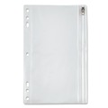  | Oxford 68599 9-1/2 in. x 6 in. Zippered Ring Binder Pocket - Clear image number 0