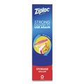 Food Service | Ziploc 383233 10.56 in. x 10.75 in. Gallon Triple System Seal Double Zipper Storage Bags - Clear (38 Bags/Box, 9 Boxes/Carton) image number 1