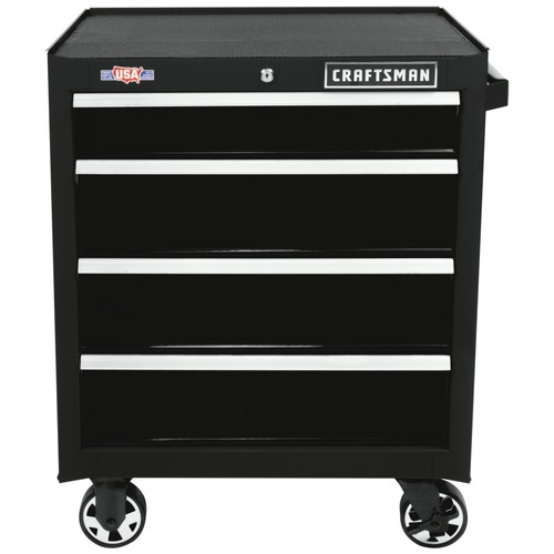 Cabinets | Craftsman CMST98215BK 2000 Series 26 in. 4-Drawer Rolling Tool Cabinet image number 0