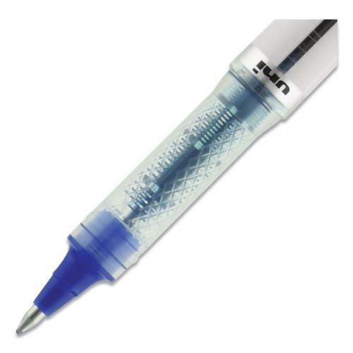 Pens | uni-ball 69024 VISION ELITE Bold 0.8 mm Hybrid Gel Pen - Blue Ink/White/Blue/Clear Barrel image number 0