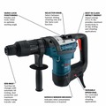 Rotary Hammers | Factory Reconditioned Bosch RH540M-RT 12 Amp 1-9/16 in. SDS-Max Corded Combination Rotary Hammer image number 8
