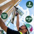 Framing Nailers | Metabo HPT NR83AA5M 3-1/4 in. Paper Strip Framing Nailer image number 2