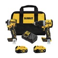 Combo Kits | Factory Reconditioned Dewalt DCK2050M2R 20V MAX Brushless Li-Ion 1/2 in. Cordless Hammer Driver Drill and 1/4 in. Atomic Impact Driver Combo Kit (4 Ah) image number 0
