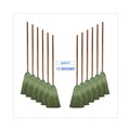 Cleaning & Janitorial Supplies | Boardwalk BWK932YCT Yucca Corn Fiber Bristle Warehouse Brooms with 56 in. Handle - Natural (12/Carton) image number 4