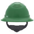  | MSA 10215831 V-Gard C1 Fas-Trac III Full Brim Vented Hard Hat - Green image number 2