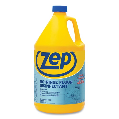 Zep Commercial 1 Gallon Bottle No-Rinse Floor Disinfectant