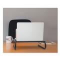 Office Carts & Stands | Innovera IVR55005 Metal Monitor Riser, 14.63-in X 9.25-in X 4-in, Black, Supports 44 Lbs image number 4