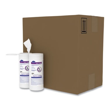 Diversey Care Oxivir 7 in. x 8 in. 1-Ply 1 Wipes (60/Canister, 12 Canisters/Carton)