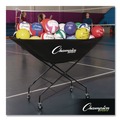 Utility Carts | Champion Sports VCPRO 23 in. x 55 in. x 41 in. Pro Collapsible Volleyball Cart - Black image number 6