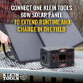 Just Launched | Klein Tools KTB500 120V Lithium-Ion 500 Watt Corded/Cordless Portable Power Station image number 3