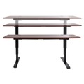  | Alera ALEHT3SAB AdaptivErgo 48.06 in. x 24.35 in. x 25 in. to 50.7 in. Sit-Stand 3-Stage Electric Height-Adjustable Table Base - Black image number 5
