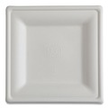 Office Jansan | Eco-Products EP-P023NFA 10 x 10 Vanguard Renewable and Compostable Sugarcane Plates - White (250/Carton) image number 0