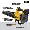 Handheld Blowers | Dewalt DCBL722P1 20V MAX XR Brushless Lithium-Ion Cordless Handheld Blower Kit (5 Ah) image number 5