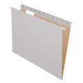 Office Jansan | Pendaflex 81604 1/5-Cut Tabs Letter Size Colored Hanging Folders - Gray (25/Box) image number 0