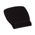  | 3M MW209MB 8.62 in. x 6.75 in. Antimicrobial Foam Nonskid Base Mouse Pad Wrist Rest - Black image number 0