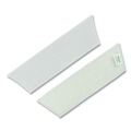 Mops | Unger UNGEF40F Excella 20 in. Microfiber Finishing Pad - White (5/Pack) image number 3