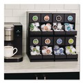 Food Service | Keurig 5000380139 17.8 in. x 14.57 in. x 17.28 in. K-Cup Organizer - Black image number 4
