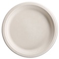 Bowls and Plates | Chinet 25776 PaperPro 10-1/2 in. Diameter Plate Naturals Fiber Dinnerware - Natural (500/Carton) image number 1