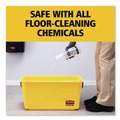 Mop Buckets | Rubbermaid Commercial HYGEN FGQ95088YEL 6.8 gal. HYGEN Charging Bucket - Yellow image number 2
