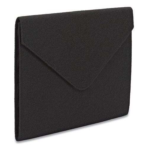 Cleaning Cloths | Smead 70920 2 in. Expansion Letter Size Soft Touch Cloth Expanding Files - Black image number 0