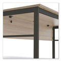  | Linea Italia LITUR601NW Urban Series 59 in. x 23.75 in. x 29.5 in. Workstation - Natural Walnut image number 6