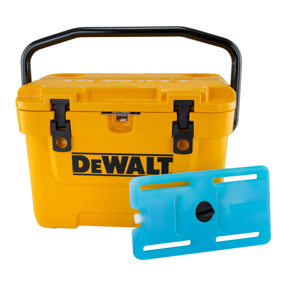 Dewalt 10 Quart RotoMolded Lunchbox Cooler/ 10 Quart Ice Pack Cooler Combo