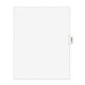 Avery 01375 Avery-Style Exhibit E, Letter Preprinted Legal Side Tab Divider - White (25-Piece/Pack) image number 0