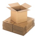 Office Jansan | Universal UFS121212 12-in. Cubed Fixed-Depth Corrugated Shipping Boxes - Extra-Large, Brown Kraft (25/Bundle) image number 0