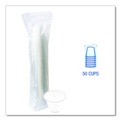 Food Service | Boardwalk BWKPET9SPK 9 oz. Plastic PET Cups - Clear (50/Pack) image number 6