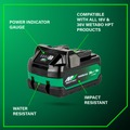 Batteries | Metabo HPT 380083M 18V/36V MultiVolt 5 Ah/2.5 Ah Water and Impact Resistant Lithium-Ion Battery image number 2