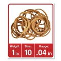  | Universal UNV00110 0.04 in. Gauge Size 10 Rubber Bands - Beige (3400/Pack) image number 2