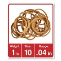 Office Jansan | Universal UNV00110 0.04 in. Gauge Size 10 Rubber Bands - Beige (3400/Pack) image number 2