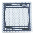  | Alera ALEPT36SW 36 in. x 36 in. x 29.25 in. Square Plastic Folding Table - White image number 1