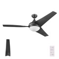 Ceiling Fans | Prominence Home 51869-45 52 in. Remote Control Contemporary Indoor LED Ceiling Fan with Light - Dark Bronze image number 0