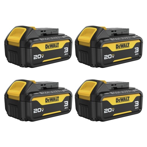 Batteries | Factory Reconditioned Dewalt DCB200-4R (4/Pack) 20V MAX 3 Ah Lithium-Ion Battery image number 0