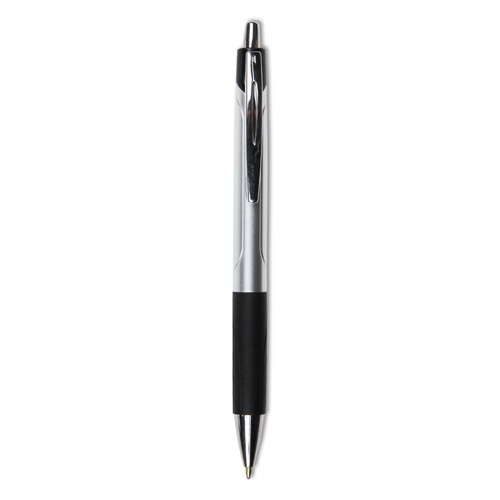  | Universal UNV15540 1 mm Comfort Grip Retractable Ballpoint Pen - Medium, Black (1 Dozen) image number 0