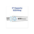 Office Jansan | Avery 79810 Heavy-Duty 3 in. Capacity 11 in. x 8.5 in. 3-Ring View Binder with DuraHinge and Locking One Touch EZD Rings - Purple image number 3
