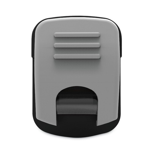 Paper Clips, Binder Clips, & Fasteners | Advantus 91172 Grip-A-Clip 0.13 in. Jaw Capacity Magnetic/Adhesive Clips - Gray (10/Box) image number 0