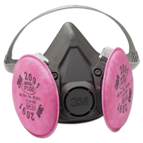 Respirators | 3M 7000126164 6000 Series Reusable Half Facepiece Respirator - Large image number 0