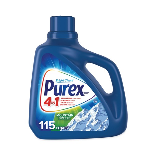 Cleaning & Janitorial Supplies | Purex DIA 05016 150 oz. Liquid Laundry Detergent Bottle - Mountain Breeze (4/Carton) image number 0