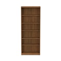  | Alera ALEVA638232WA 31.75 in. x 14 in. x 80.25 in. Valencia Series 6-Shelf Bookcase - Modern Walnut image number 2