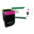 Ink & Toner | Lexmark 80C0HMG 3000 Page-Yield TAA Compliant Return Program High-Yield Toner - Magenta image number 0