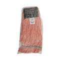 Just Launched | Boardwalk BWK502OR 5 in. Super Loop Cotton/Synthetic Fiber Wet Mop Head - Medium, Orange (12/Carton) image number 2