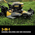 Dewalt DCMWP233U2 2X 20V MAX Brushless Lithium-Ion 21-1/2 in. Cordless Push Mower Kit with 2 Batteries (10 Ah) image number 9