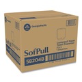 Bulk Savings Pricing 2 | Georgia Pacific Professional 58204B SofPull 9.63 in. x 8.88 in. x 10.94 in. CenterPull Hand Towel Dispenser - Black image number 3