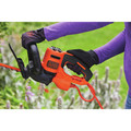 Hedge Trimmers | Black & Decker BEHT350 120V 4 Amp Brushed 22 in. Corded Hedge Trimmer image number 6