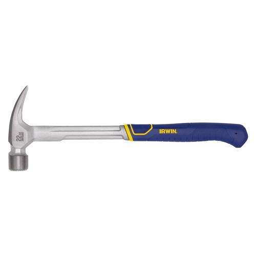 Claw Hammers | Irwin IWHT51222 22 ounce Steel Claw Hammer image number 0