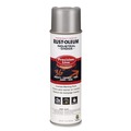 New Year New Savings! Save $25 off $150 | Rust-Oleum 239007 Industrial Choice M1600 System 17 oz. Aerosol Can Solvent-Based Precision Line Marking Paint - Flat Silver (12/Carton) image number 0