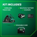New Year New Savings! Save $25 off $150 | Metabo HPT C3606DPAM 36V MultiVolt Brushless Lithium-Ion 6-1/2 in. CordlessTrack Saw Kit (4 Ah) image number 3